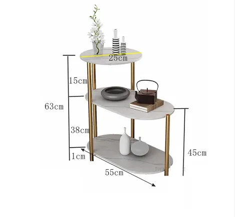 3-tier End Side Table