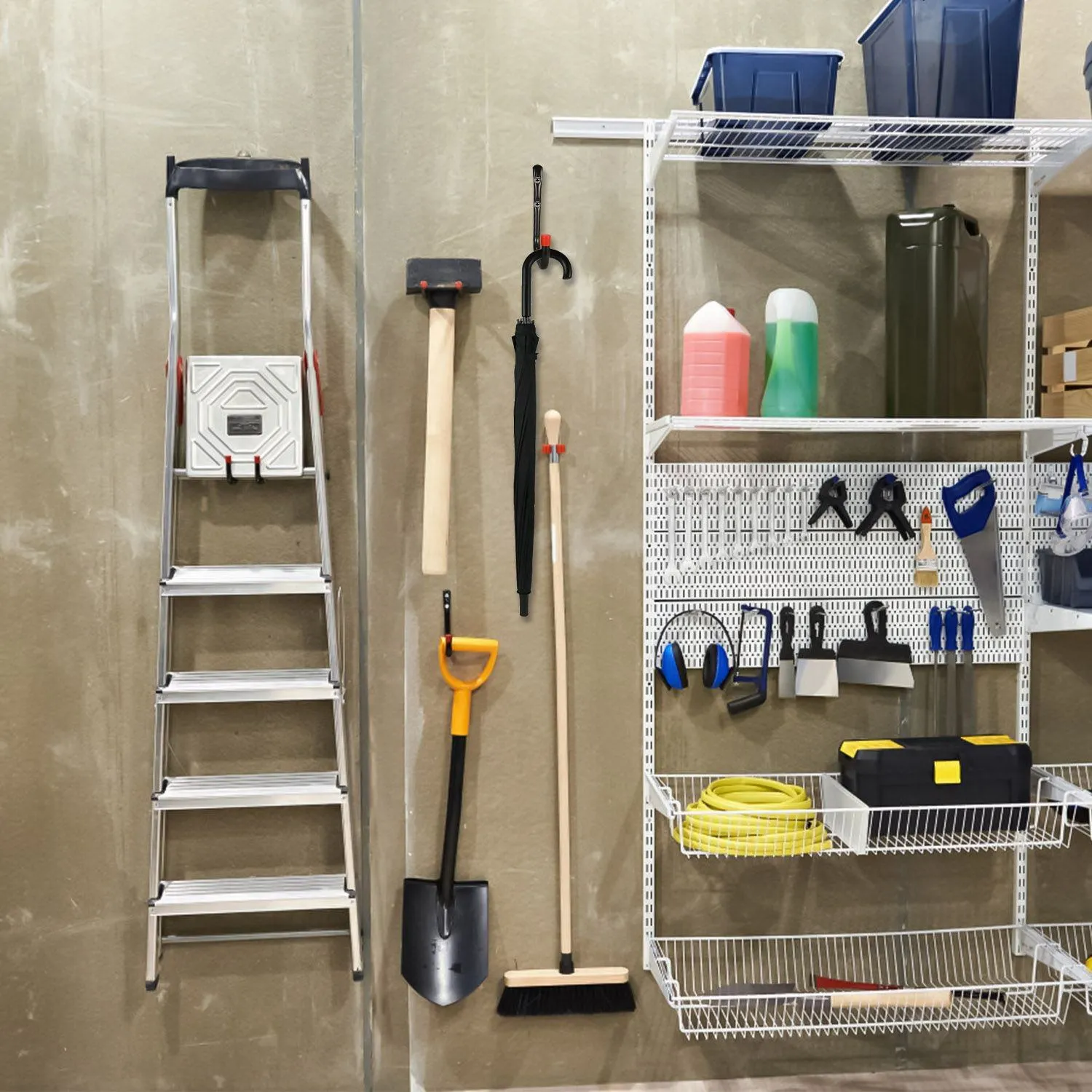 6-Pack: Garage Storage Hooks