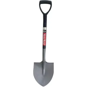 Anchor Round Nose Shovel PVC Handle