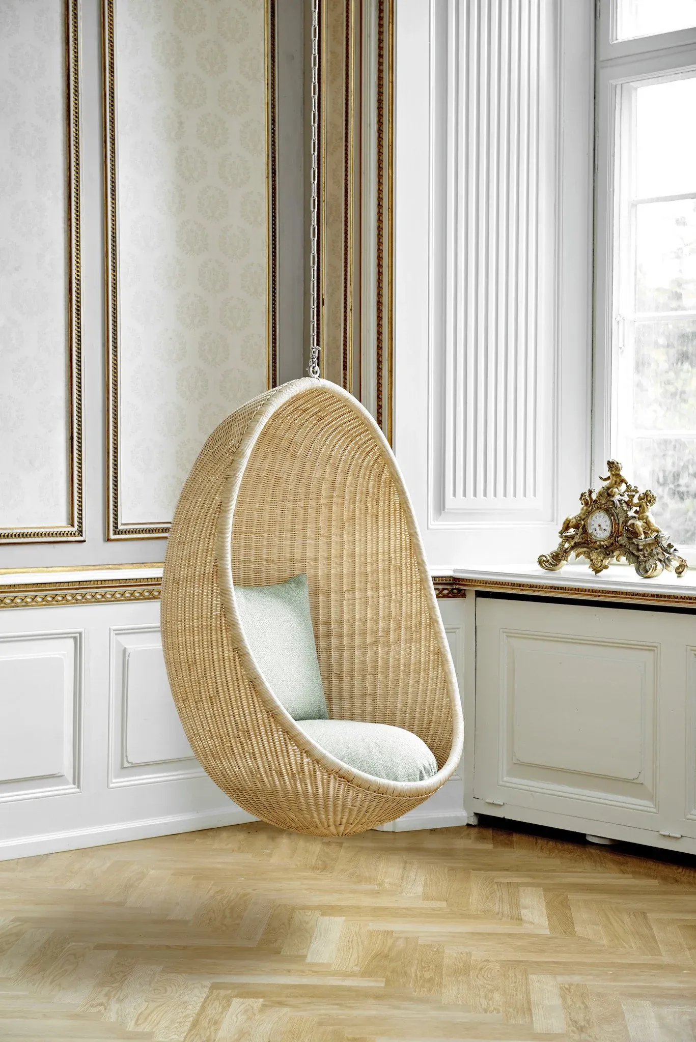 Bamboo Hanging Swing Chair | Wicker Hanging Swing Chair - Kashvi