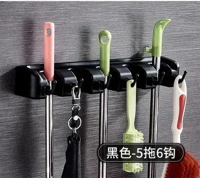 Broom Holder Wall Mount Mop Organizer