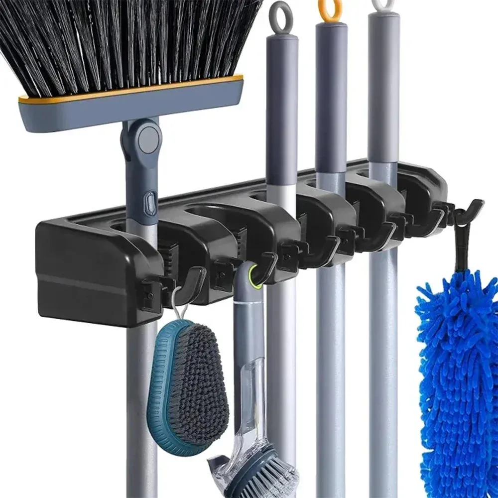 Broom Holder Wall Mount Mop Organizer