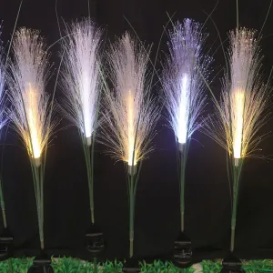 Bulk Pampas Grass LED Light Solar Energy Insert Lamp Garden Outdoor Decoration 36 Inch Wholesale