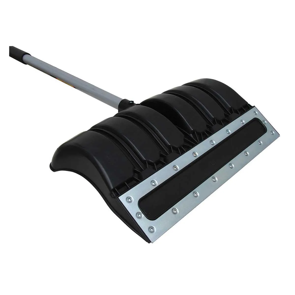 BustR Heavy Duty Poly Snow Shovel with Metal Wearplate