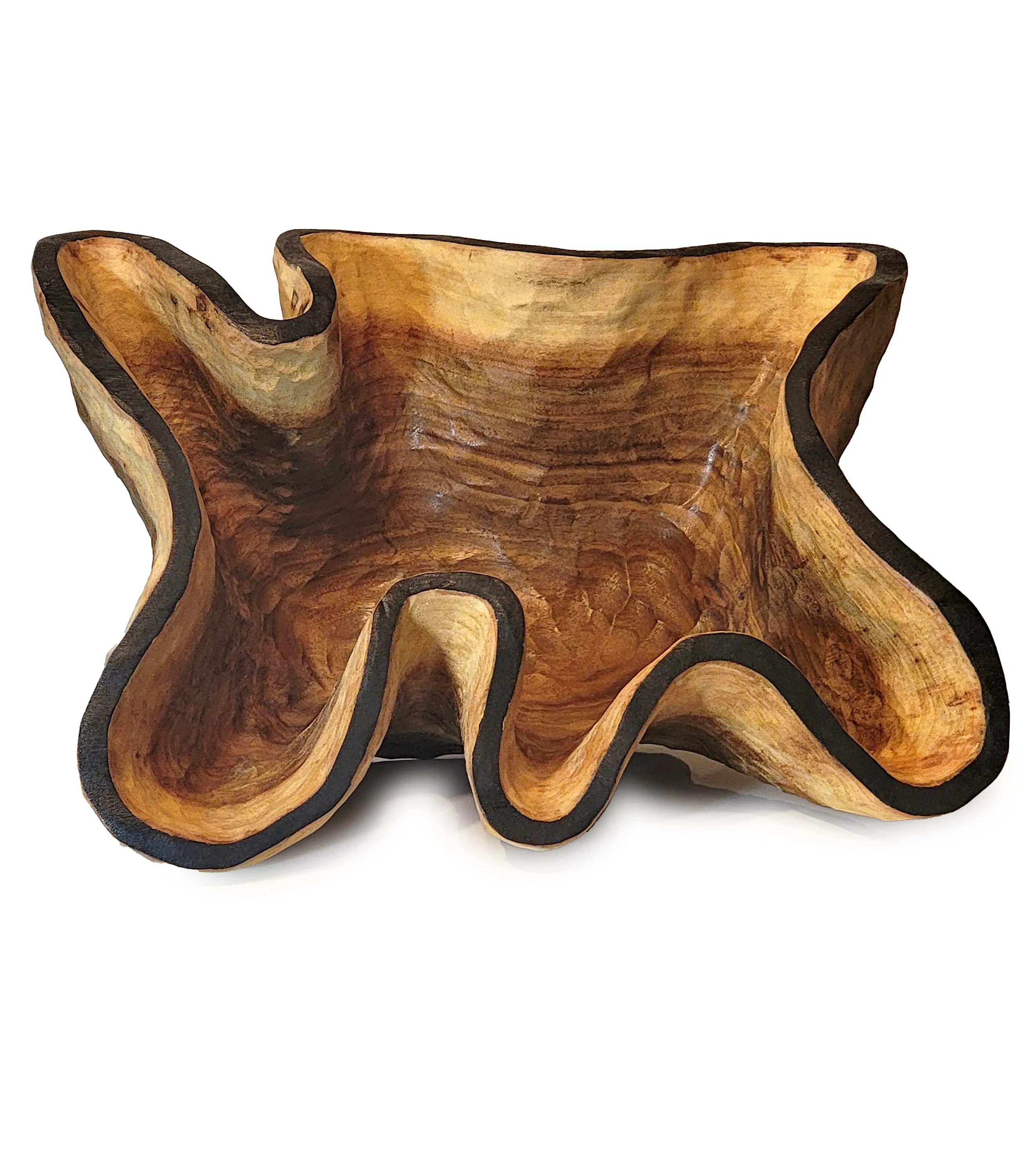 Carved Vessel "Textured Walnut" by Andy DiPietro