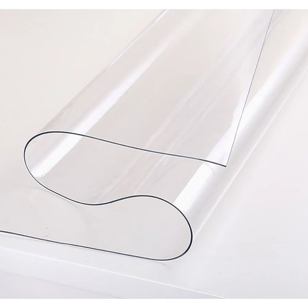 Clear Waterproof PVC Tablecloth Protector 2134x1070mm 1.5mm