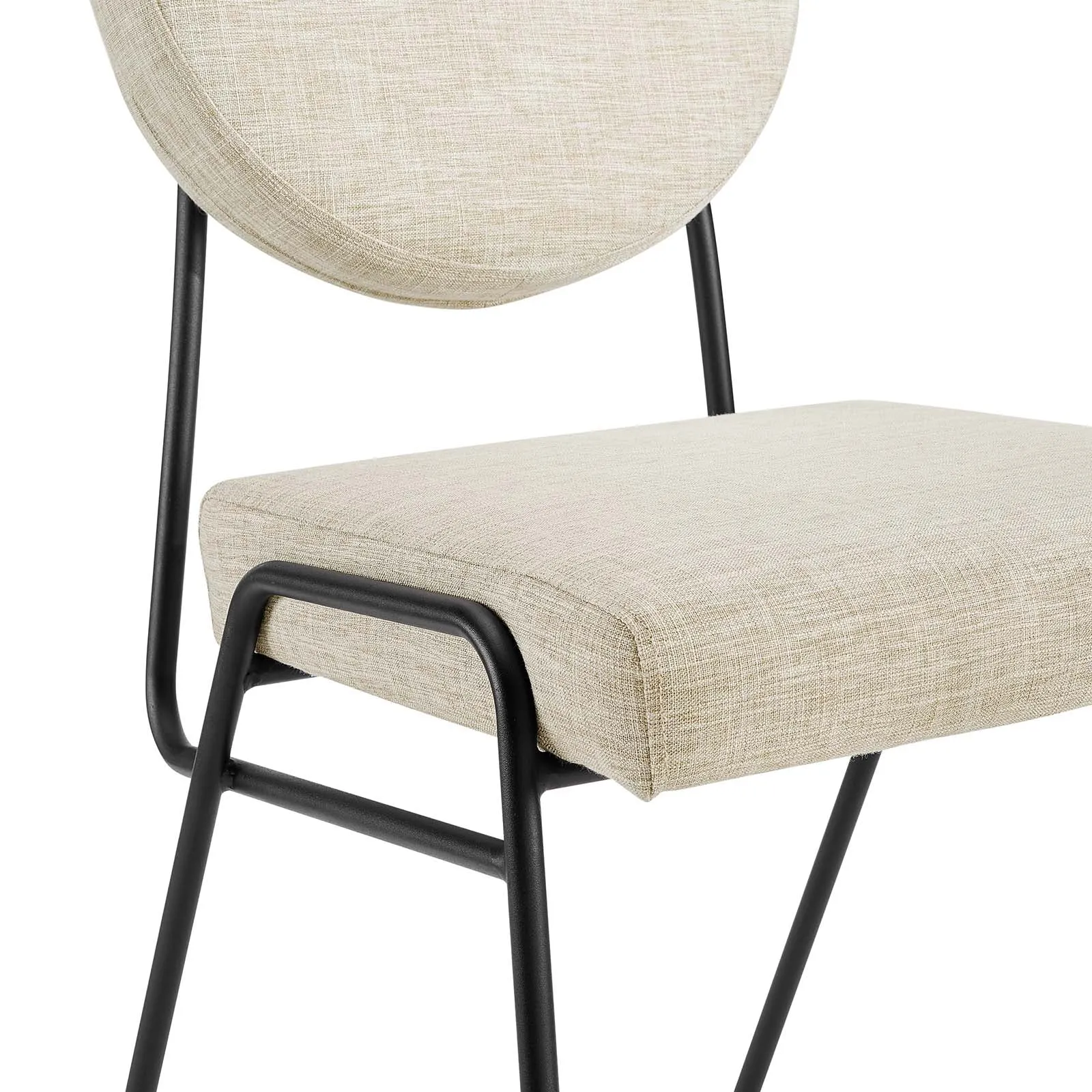 Craft Upholstered Fabric Dining Side Chairs - Set of 2