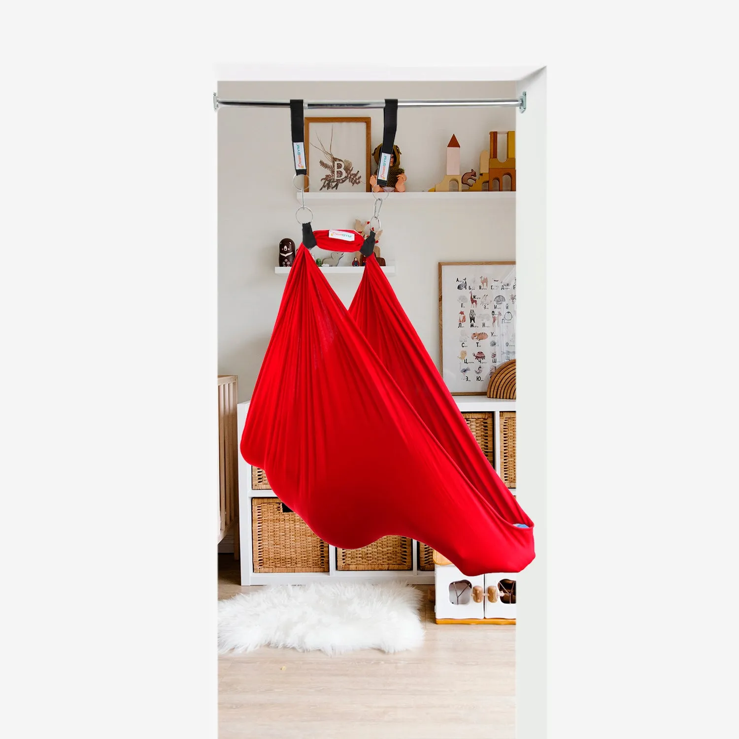 Doorway Kit: Blue Combo and Red Therapy Sensory Swing