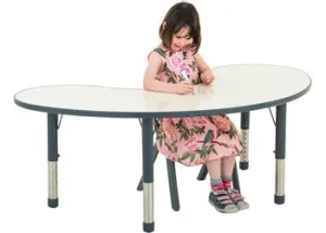 Ergerite Whiteboard Group Table - 38-60 high