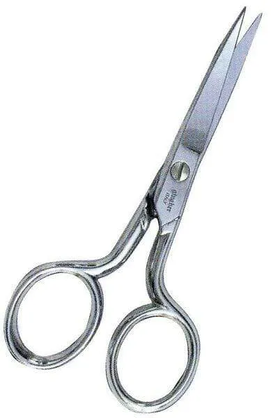 Gingher 4" Embroidery Scissors, Curved