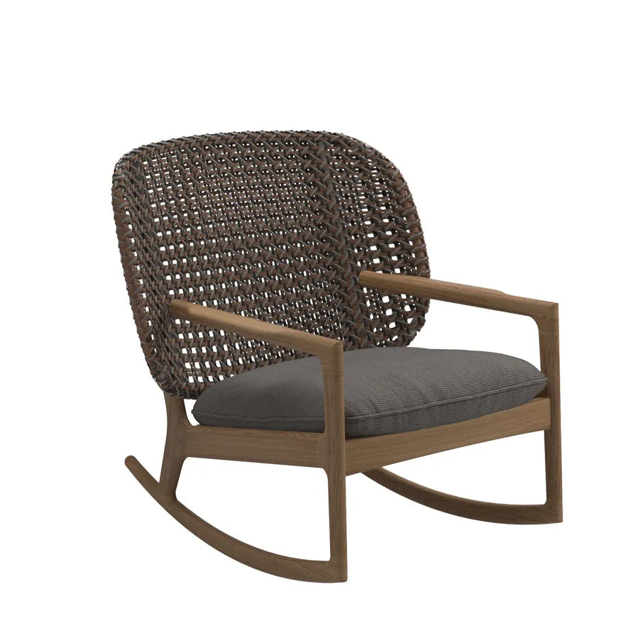 Gloster Kay Low Back Rocking Chair - Brindle