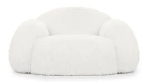 Grande Orso - Grande Orso Lounge Chair, Luxe White Vegan Fur