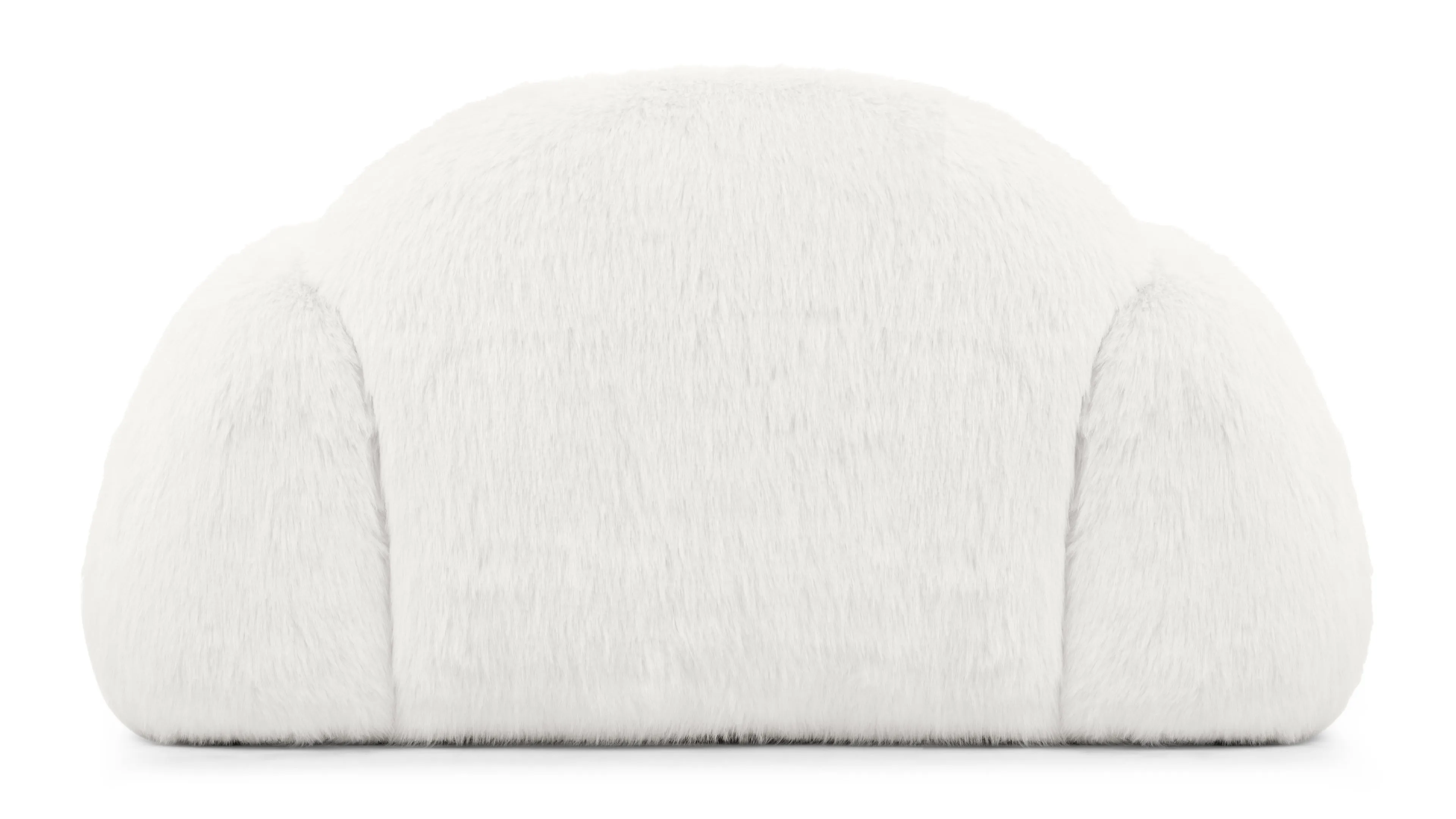 Grande Orso - Grande Orso Lounge Chair, Luxe White Vegan Fur