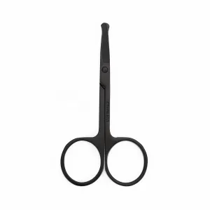 Hermania Nose Hair Trimming Scissors - Black