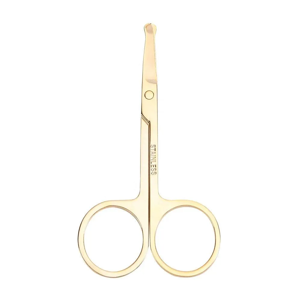 Hermania Nose Hair Trimming Scissors - Gold