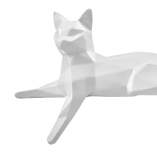 Indie The Little Cat, White - Home Decor