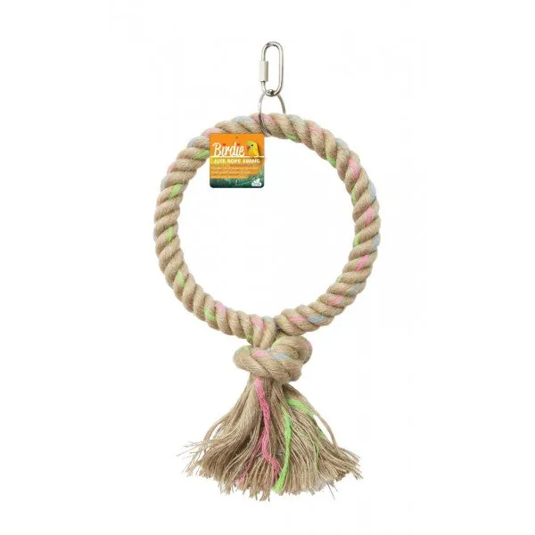 Jute Single Parrot Ring - 20CM