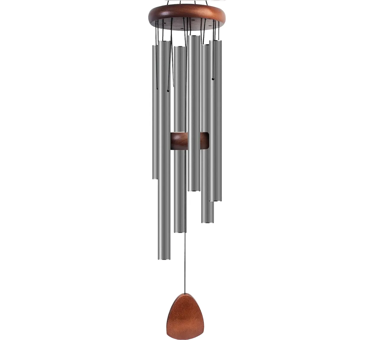 Large Aluminium Wind Chimes 93CM , Silver