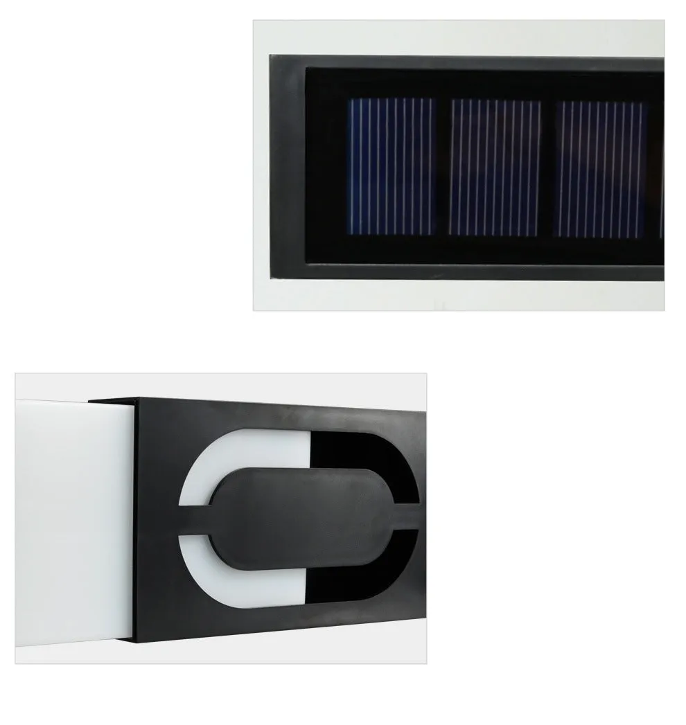 LED Outdoor Solar House Number Light Sign 7