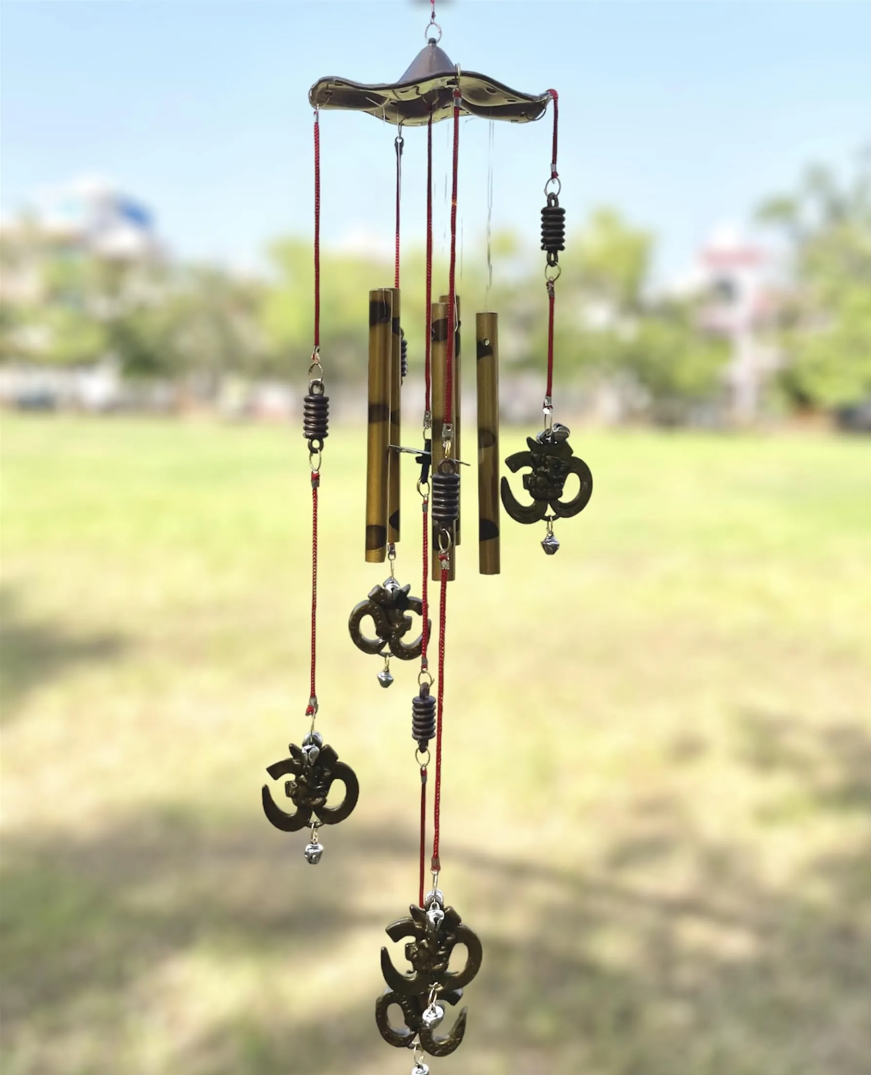 Om Wind Chimes for Home Positive Energy | Vastu Wind Chime | Om Wind Chime for Luck & Prosperity | Wind Chime for Diwali Gift