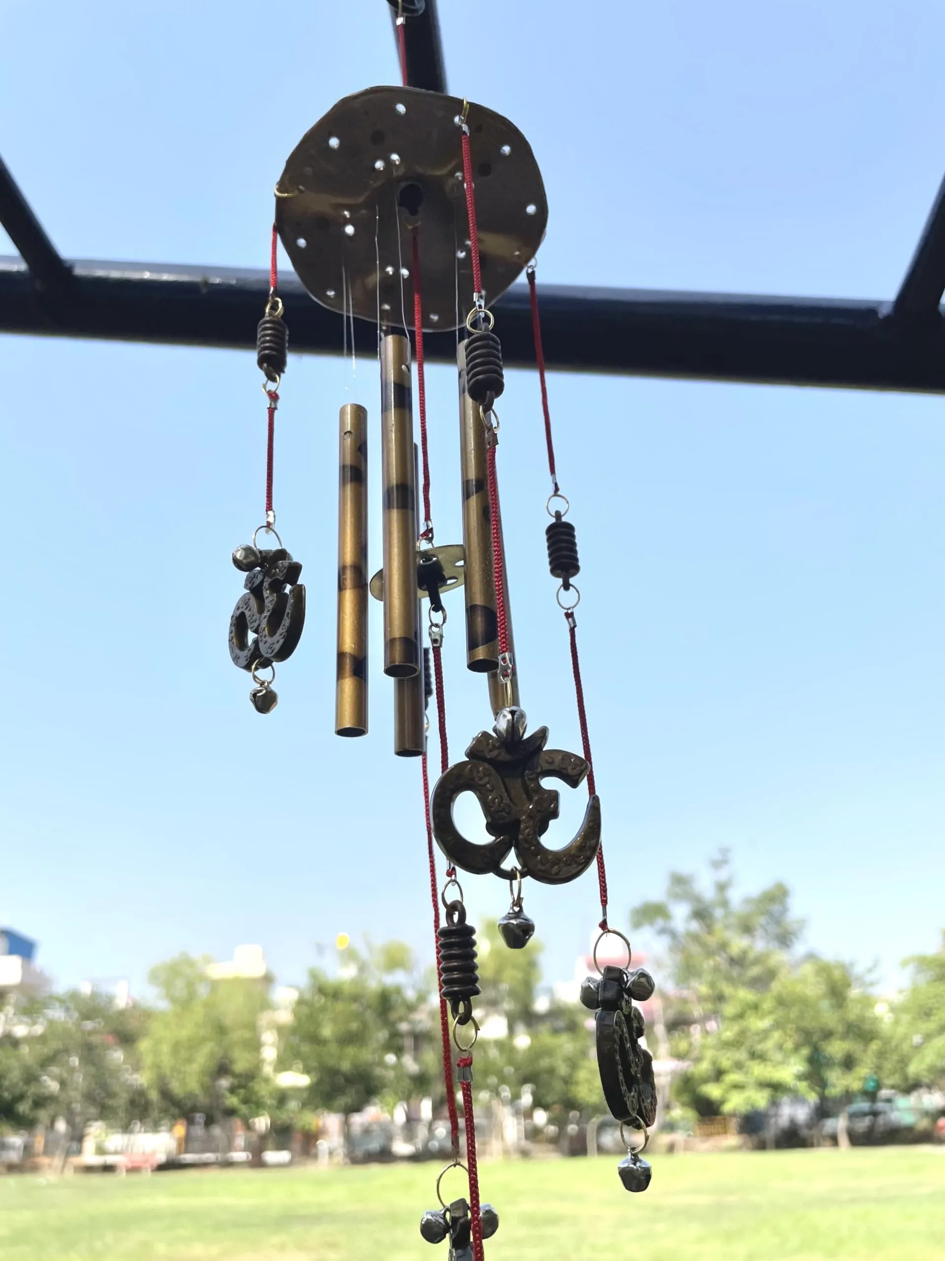 Om Wind Chimes for Home Positive Energy | Vastu Wind Chime | Om Wind Chime for Luck & Prosperity | Wind Chime for Diwali Gift