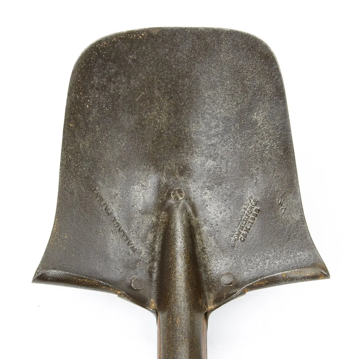 Original British Rare 1883 Wallace Patent Entrenching Tool and Pioneer Spade- Dated 1883