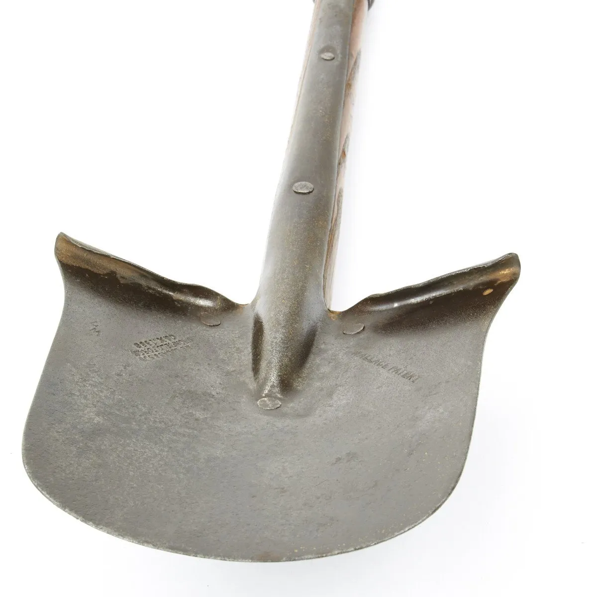 Original British Rare 1883 Wallace Patent Entrenching Tool and Pioneer Spade- Dated 1883