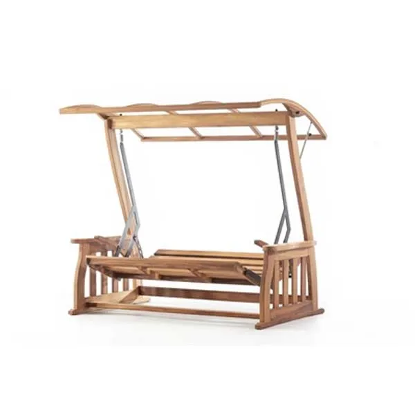 Outdoor Wooden Two Seater Swing - Falcon