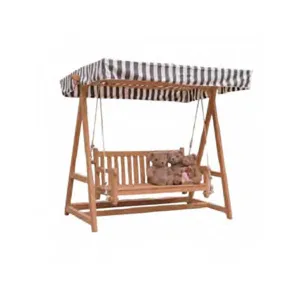 Outdoor Wooden Two Seater Swing - Koubia