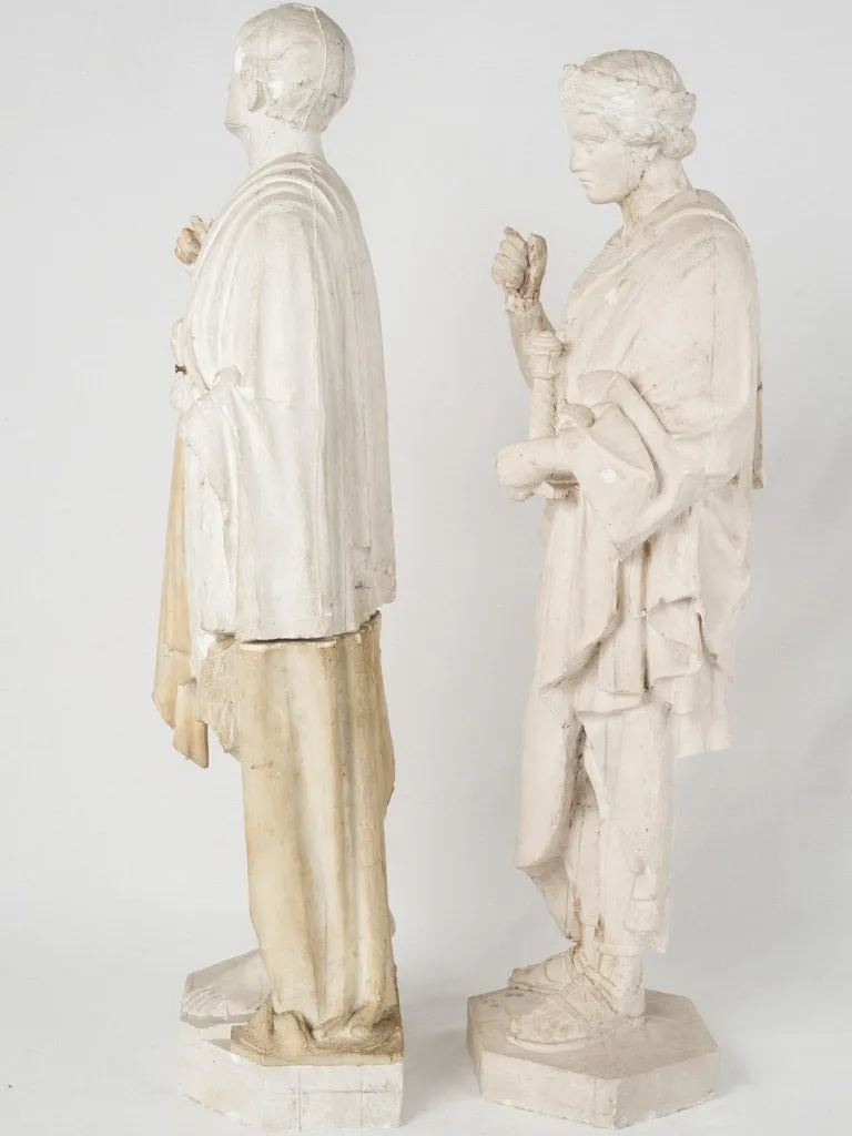 Pair Of 19th-Century Classical Plaster Models