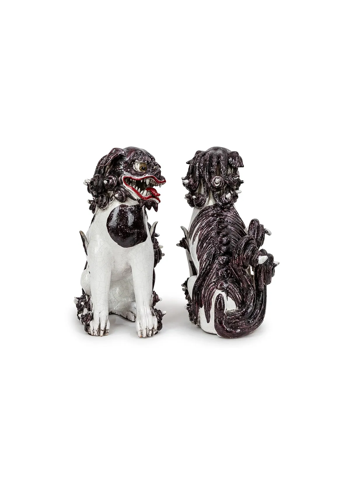 pair of fu dogs, 18th c