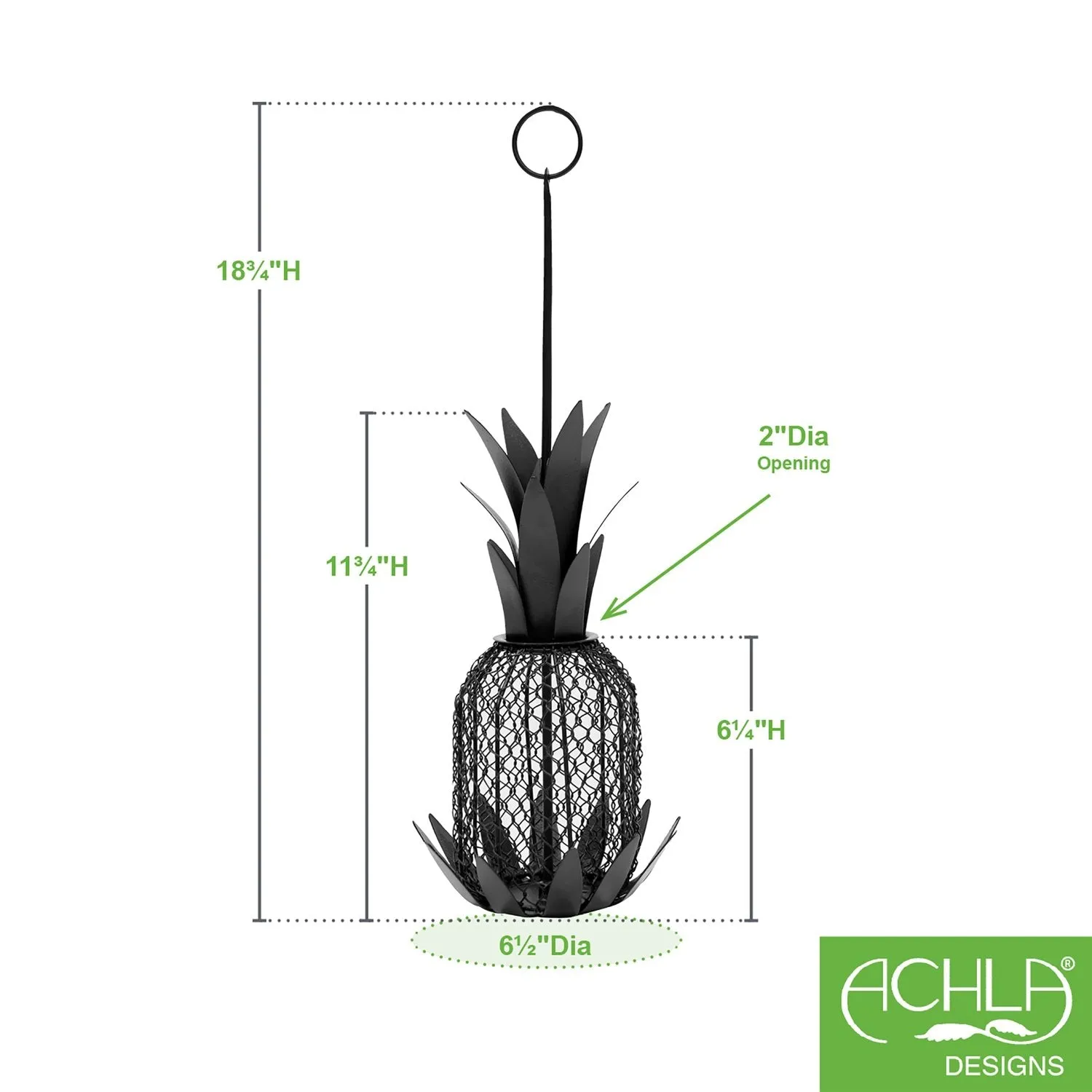 Pineapple Bird Feeder - Achla Designs