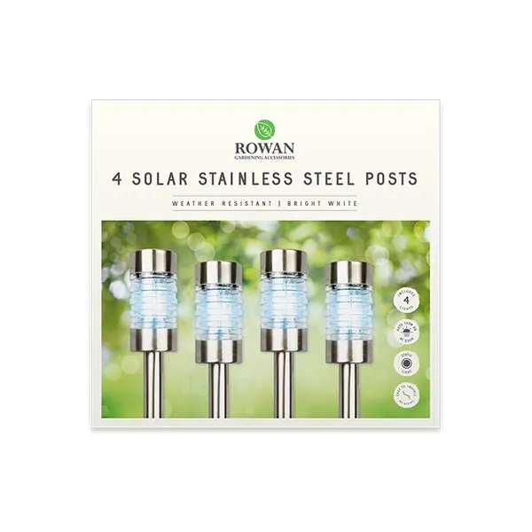 Rowan Solar Stainless Steel Posts 4 Pack