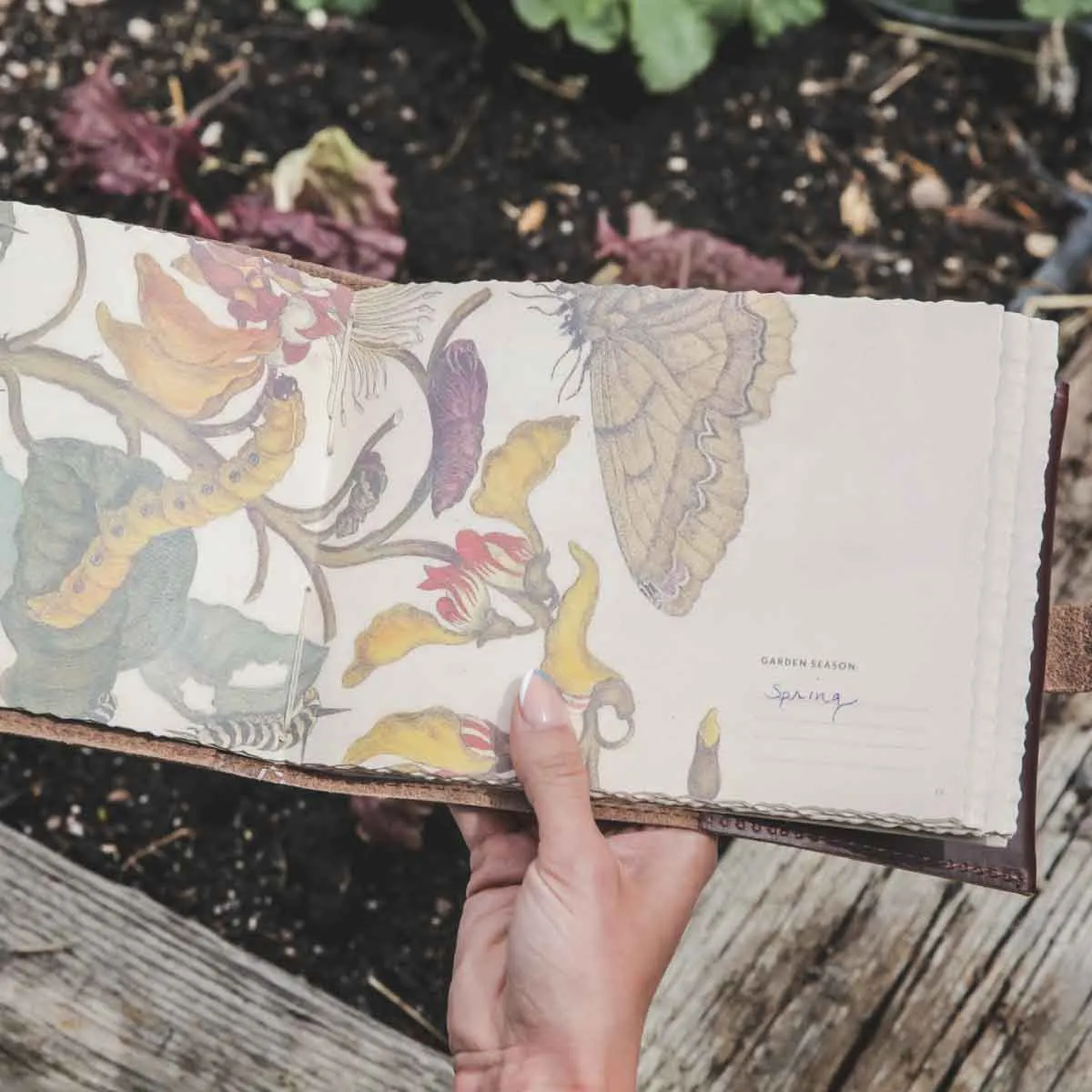 Rustico Leather Gardening Journal