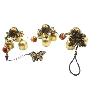 Seirah Antique 60 cms Brass Metal Wind Chimes for Home - Balcony Decor with Positive Vibes | Hanging Bells for Positive Energy Items | Wind Chimes for Indoor Garden & Roof | Antique Decorative Item