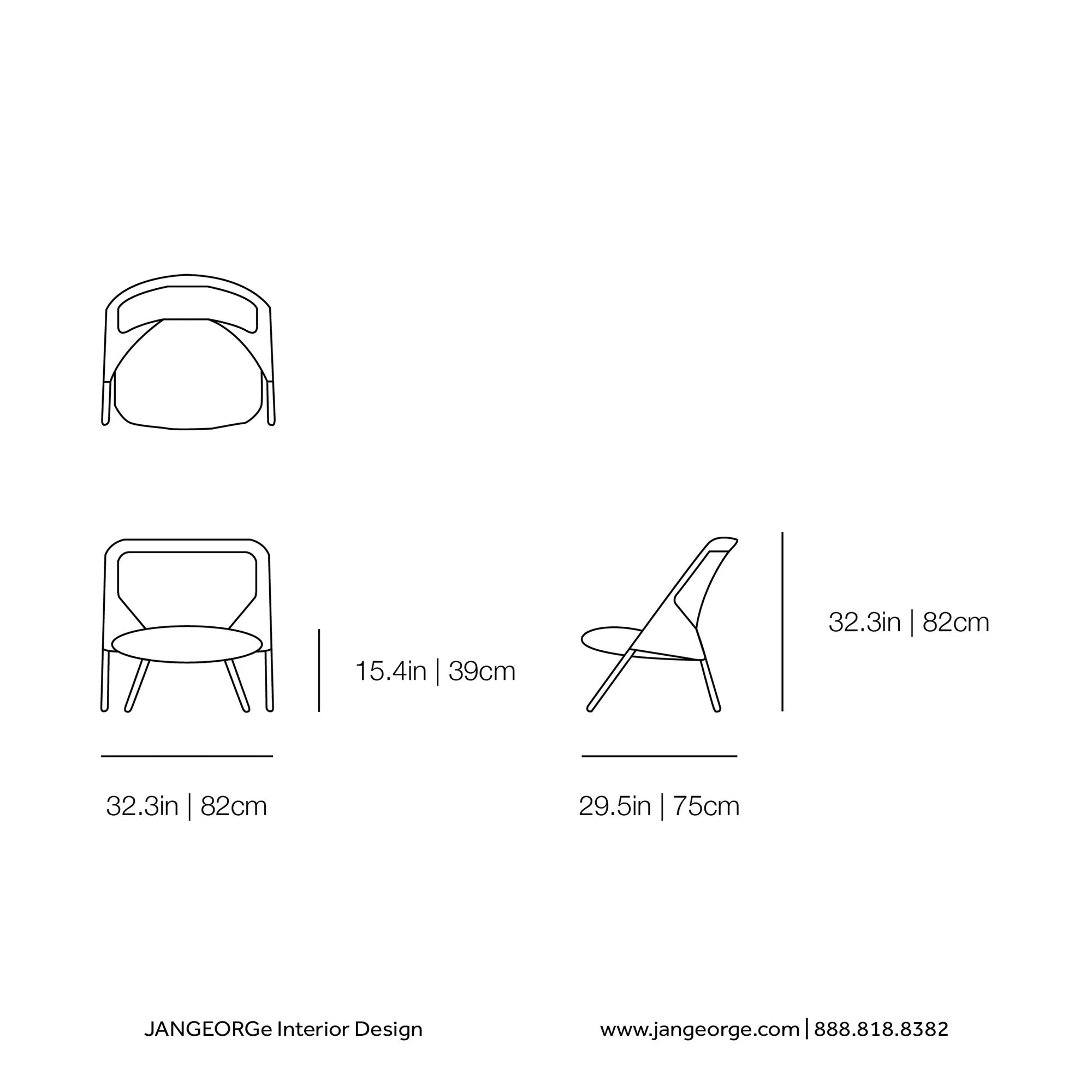 Shift Lounge Chair - Armchair