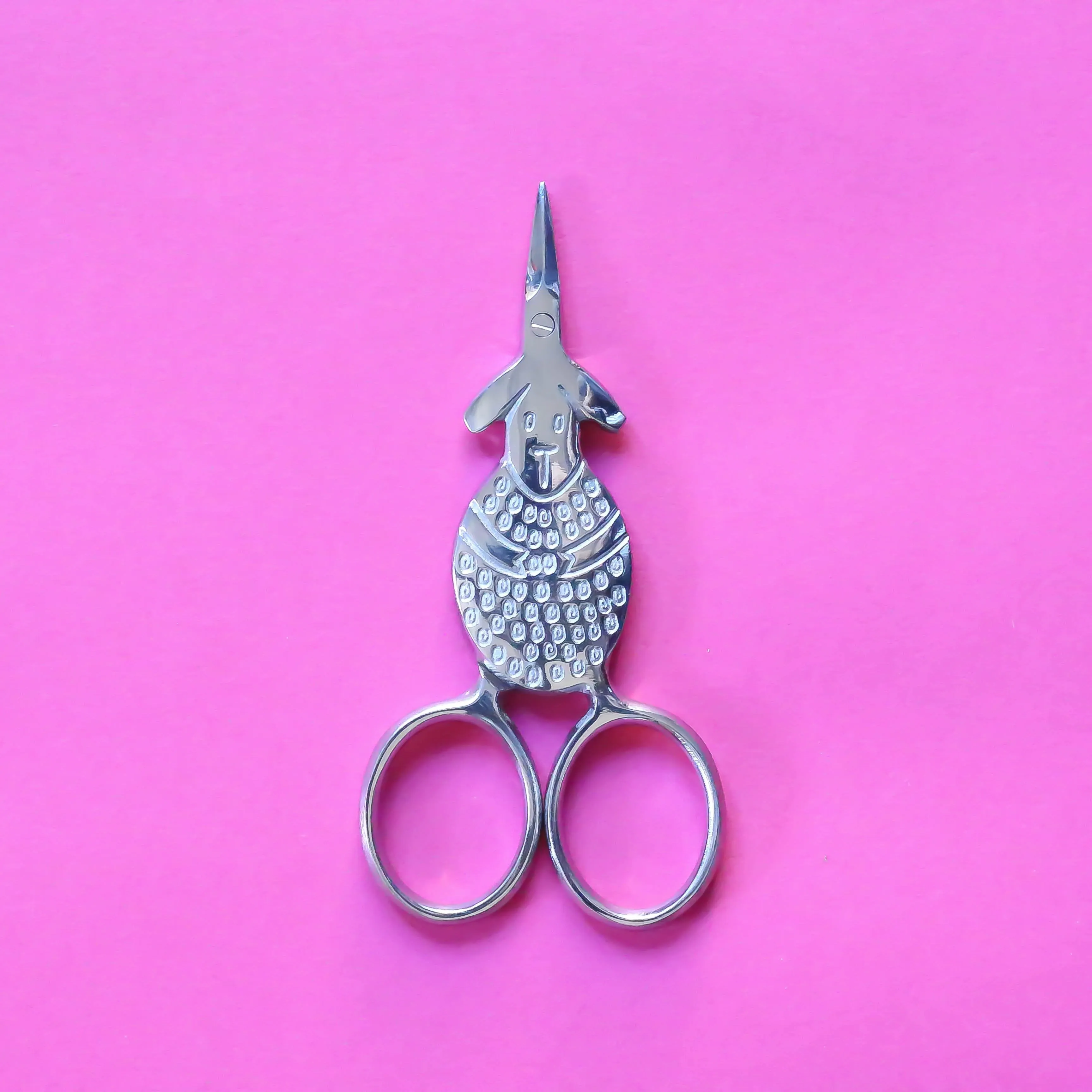 Silver Sheep Embroidery Scissors