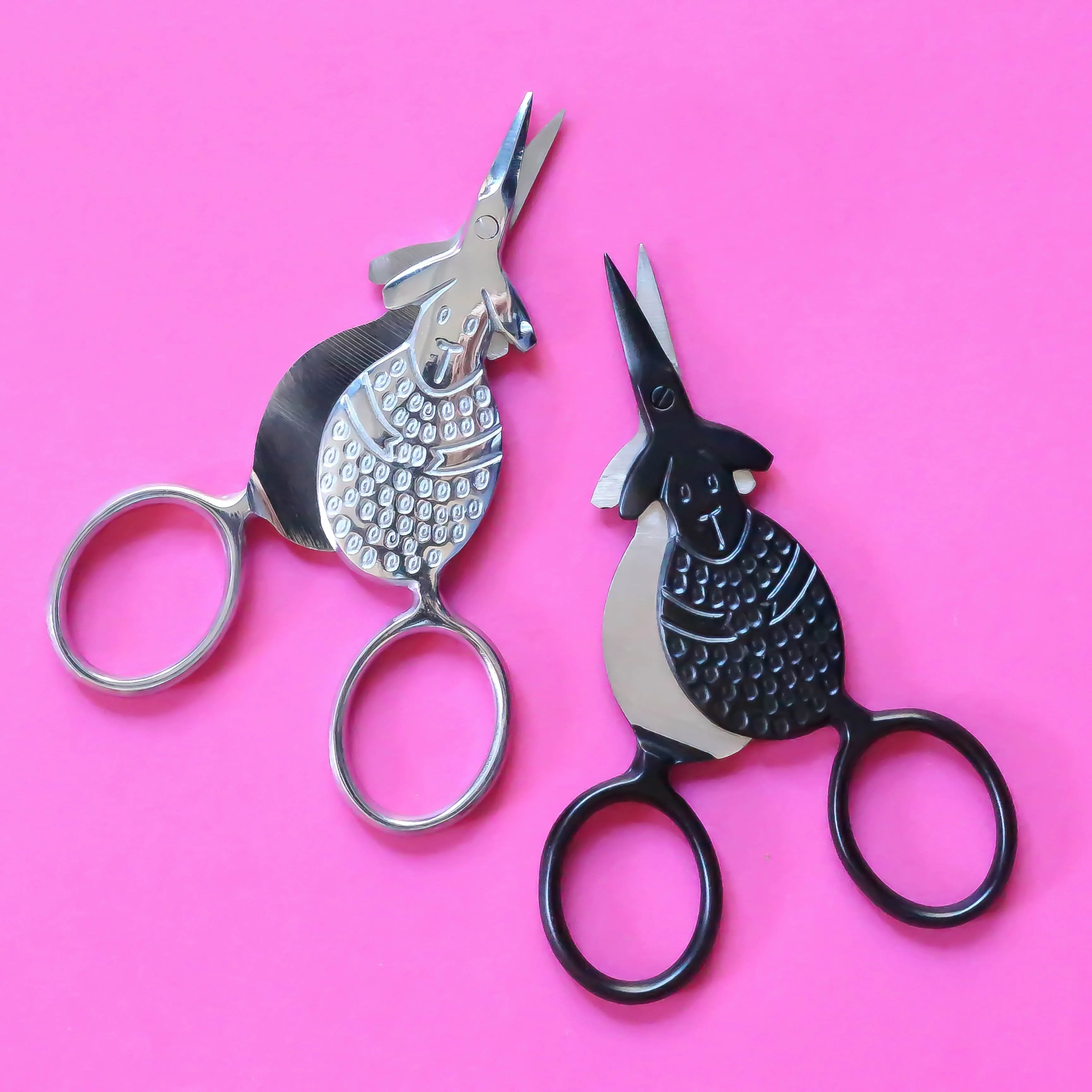 Silver Sheep Embroidery Scissors