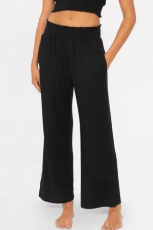 Soft Ribbed Lightweight Lounge Pants