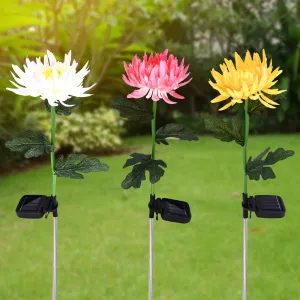 Solar Flower Outdoor Waterproof Garden Lights - 39"X39"X30"- Weatherproof