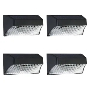 Solar Nordic Outdoor Garden Lights – Waterproof RGB Wall Lights for Railings & Pathways