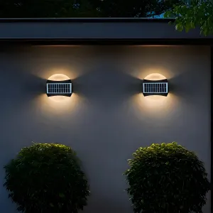 Solar Outdoor Wall Light – Waterproof Garden & Stair LED Decoration Light