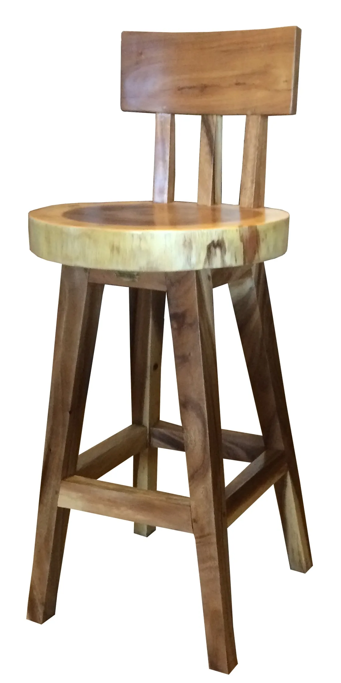 Suar Costa Mesa Live Edge Barstool