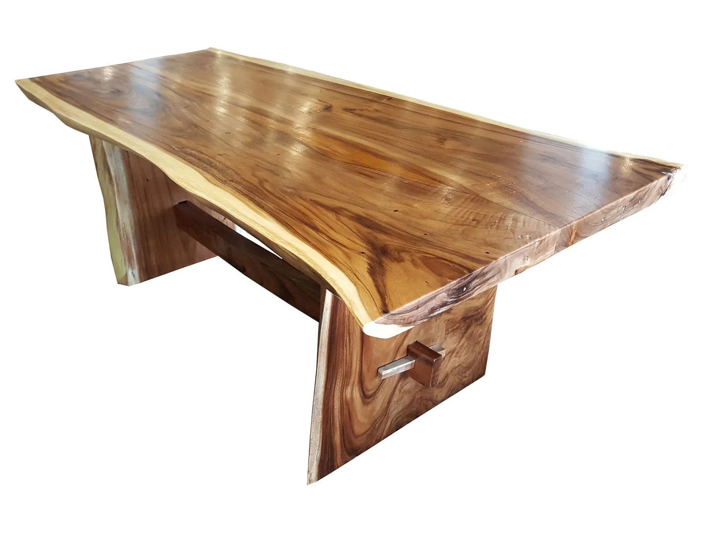 Suar Live Edge Unique Slab Dining Table / Conference Table 98" Long (choice of table tops)