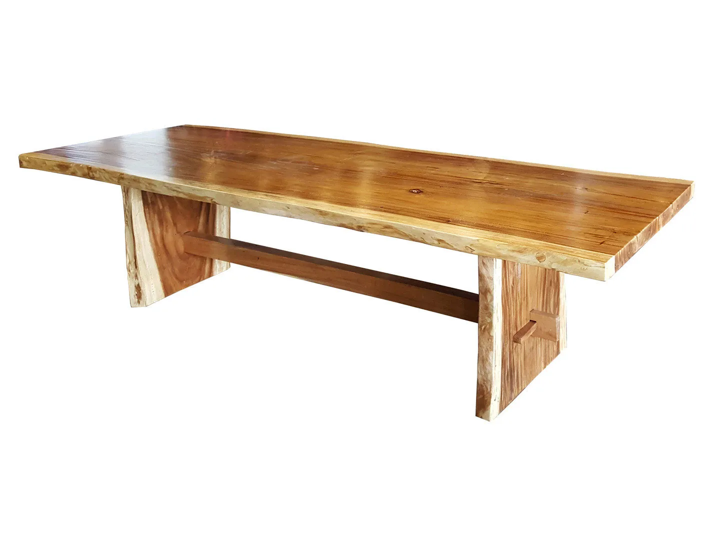 Suar Live Edge Unique Slab Dining Table / Conference Table 98" Long (choice of table tops)