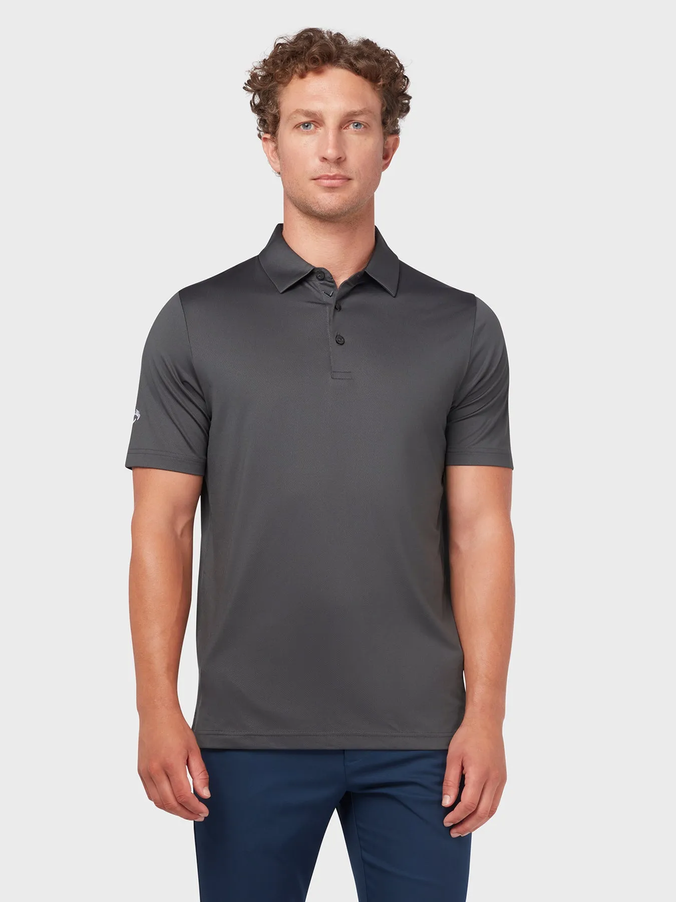 Swing Tech Tour Polo In Asphalt