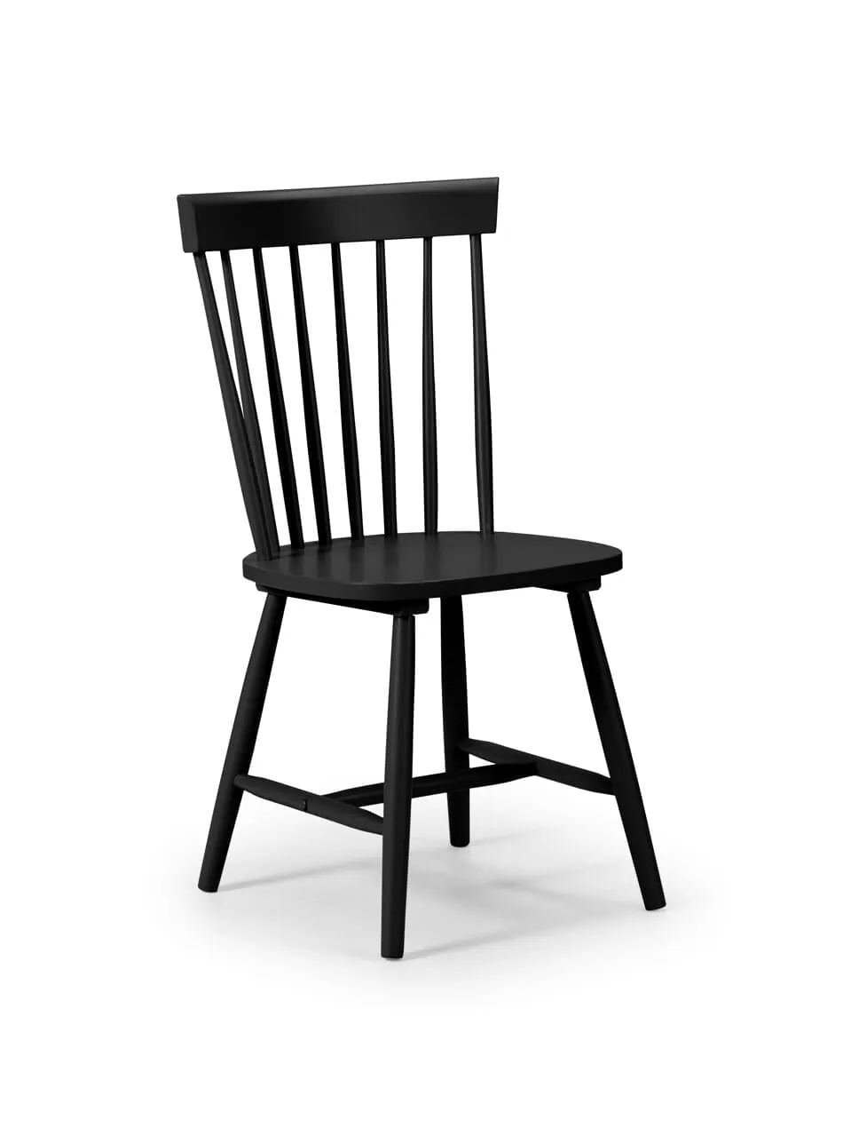 Torino Black Chairs (set of 4)